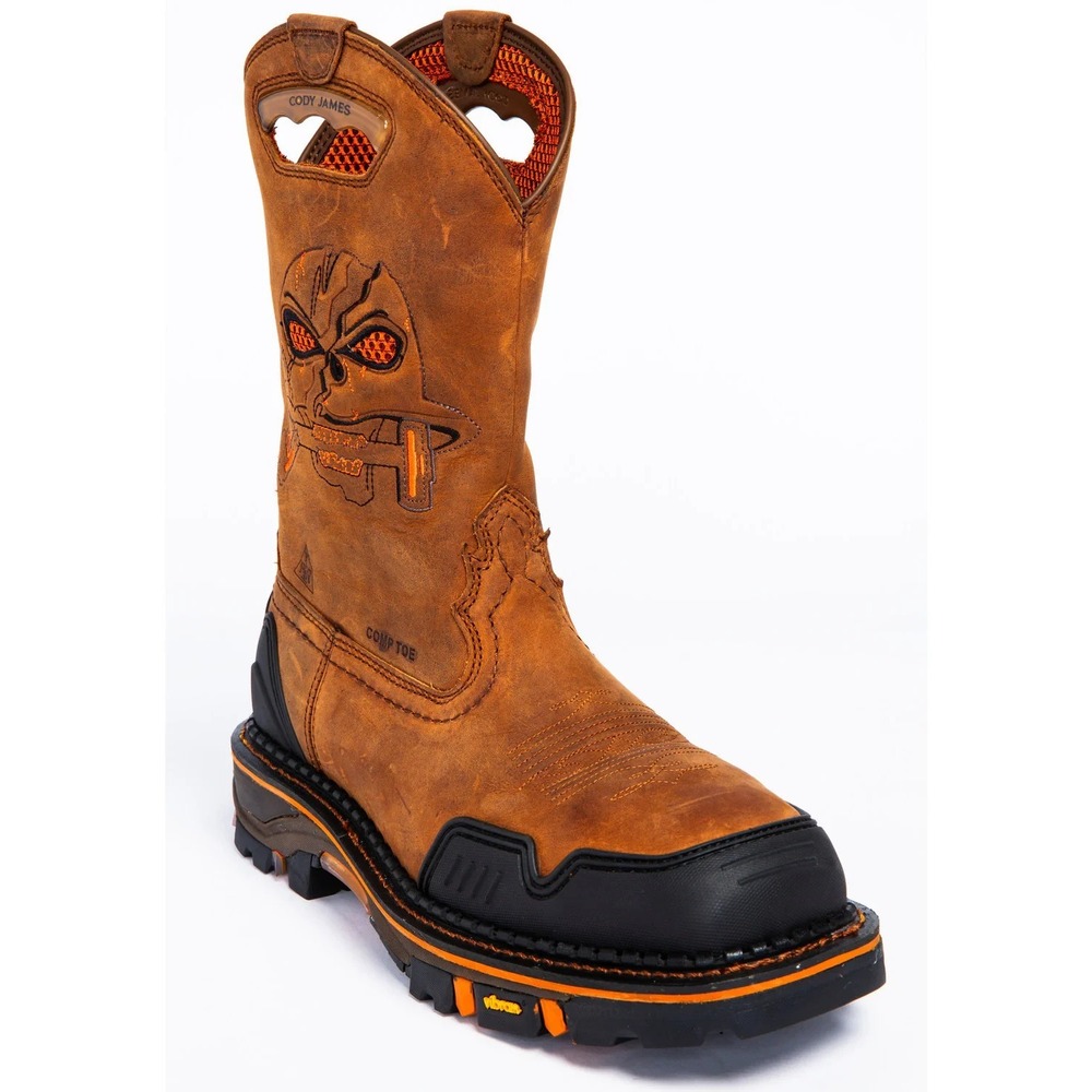 Cody James® (Men's 9 D) 11" Decimator™ "NIPPLE UP!" Nano Comp-Toe Work Boots